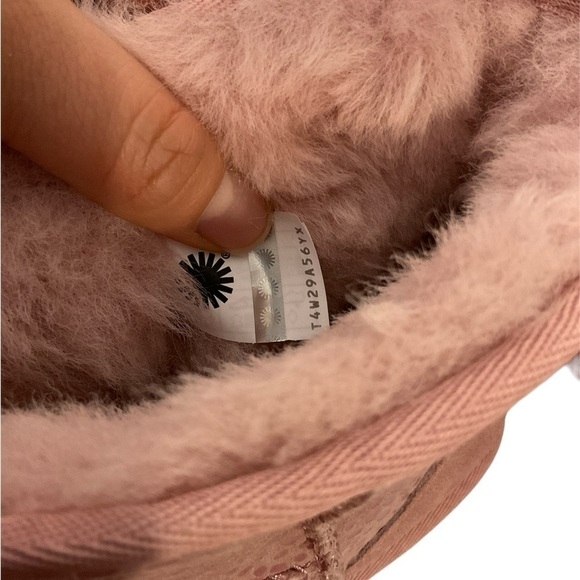 Ugg women's classic mini sparkle spots boots pink 1120893 NEW - Picture 5 of 5